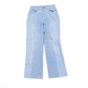 80s Streetwear Womens 28 Wide Leg Flared Jeans